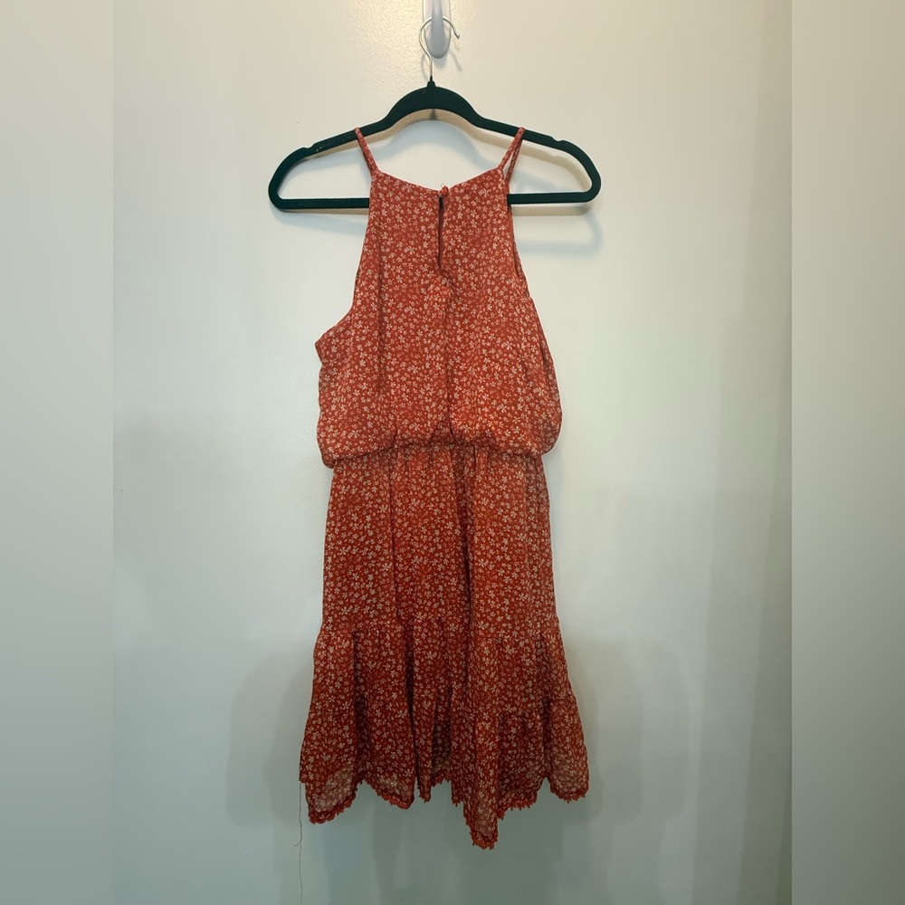 By & By Orange‎ Floral Spaghetti Dress Dress - Picture 5 of 13